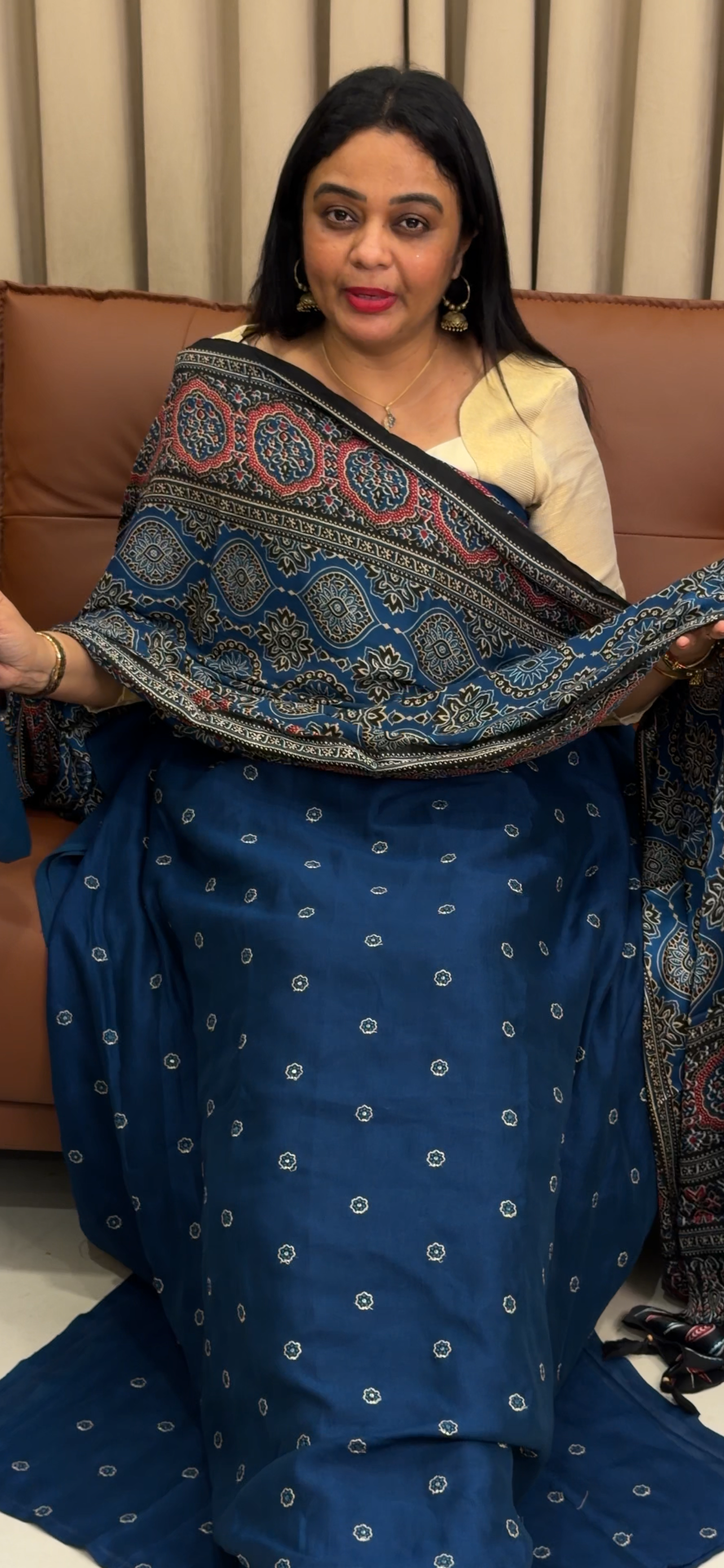 SEMI RAW SILK UNSTITCHED SALWAR SUITS - IHA 33860