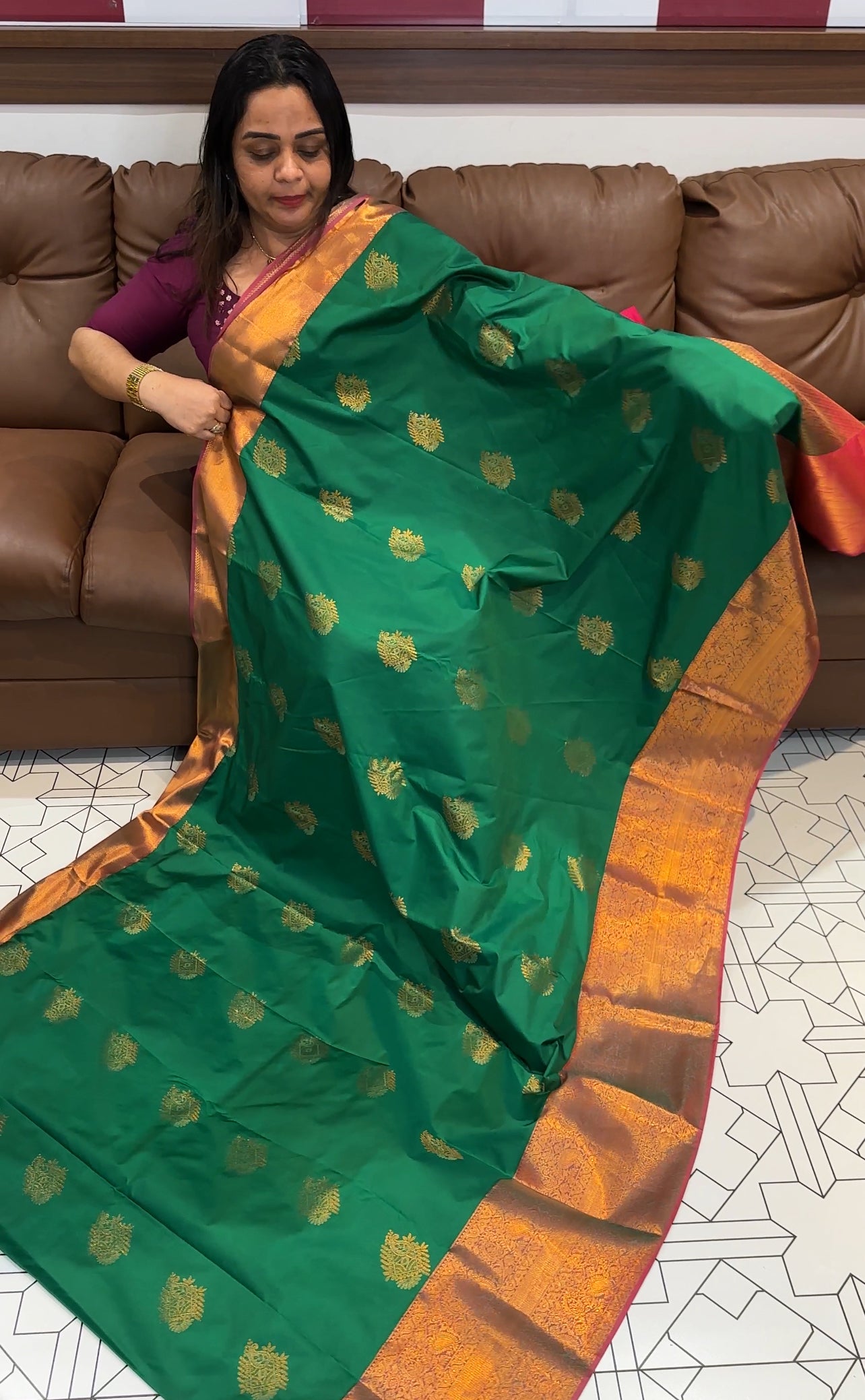 DESIGNER SILK SAREES - IHA 19620