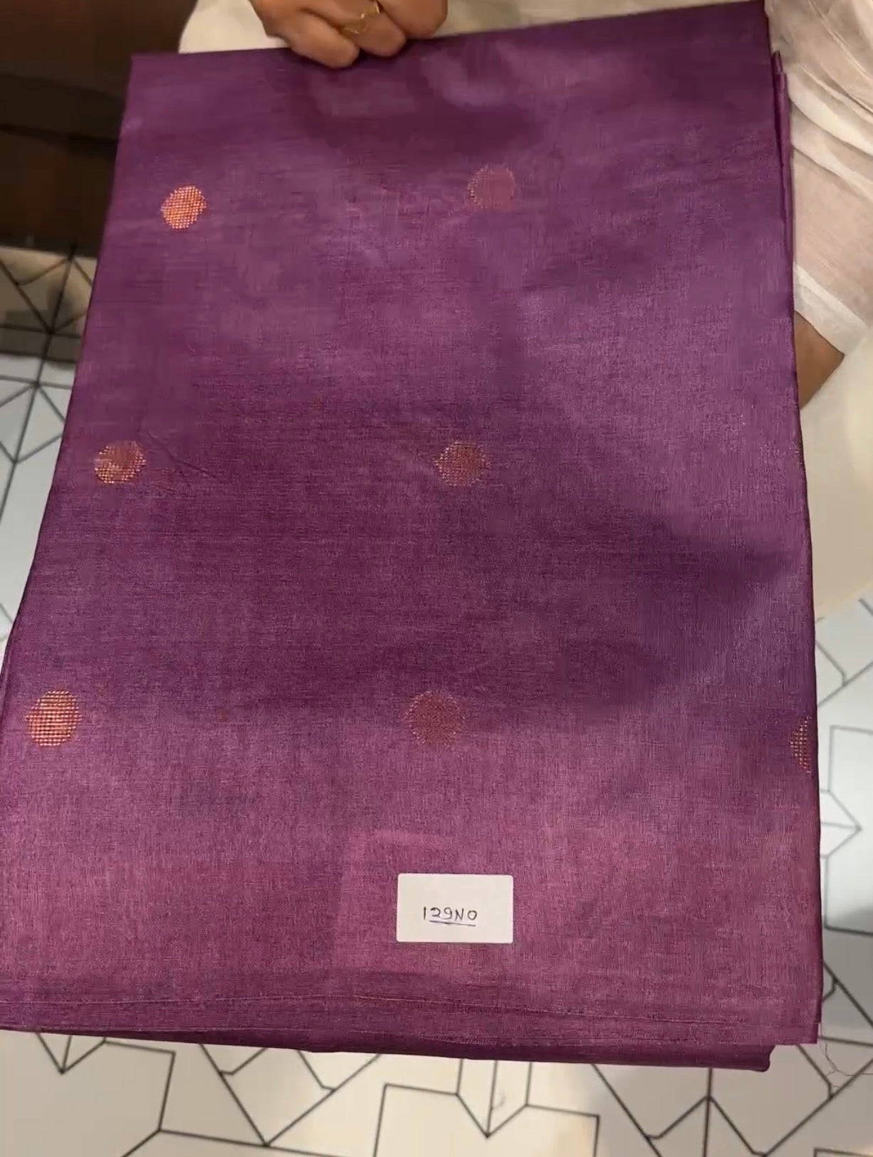 HANDLOOM TUSSUR SILK SAREES - IHA 31571