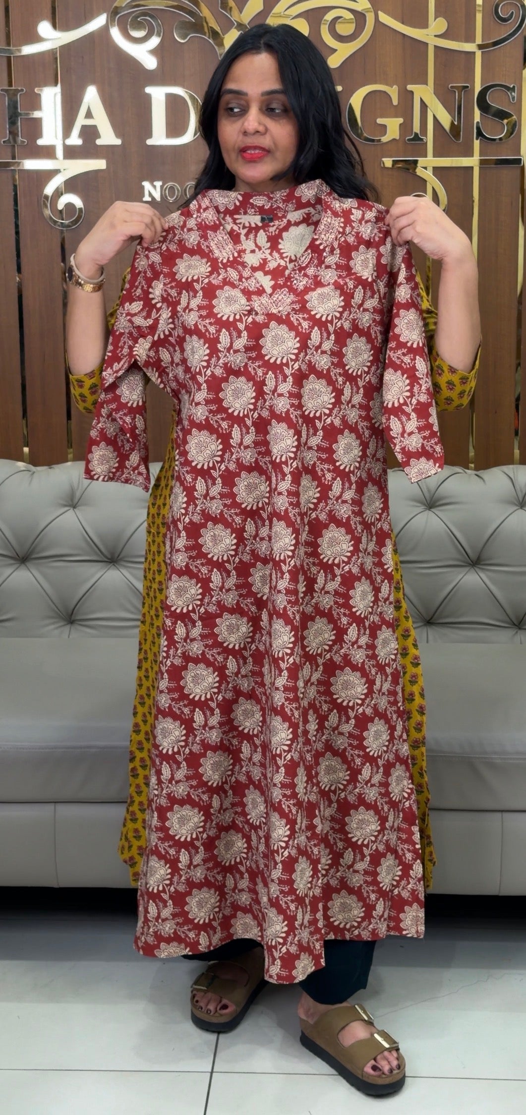 PRINTED COTTON TOPS - IHA 32522