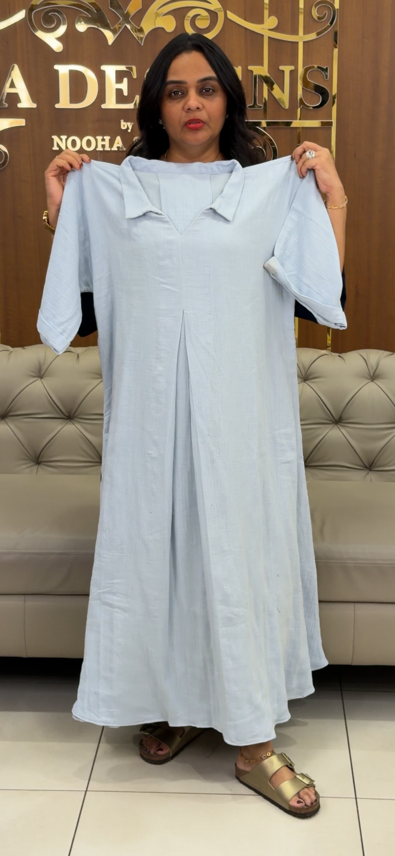 IHA'S IN-HOUSE LONG ALINE TOPS - IHA 32081