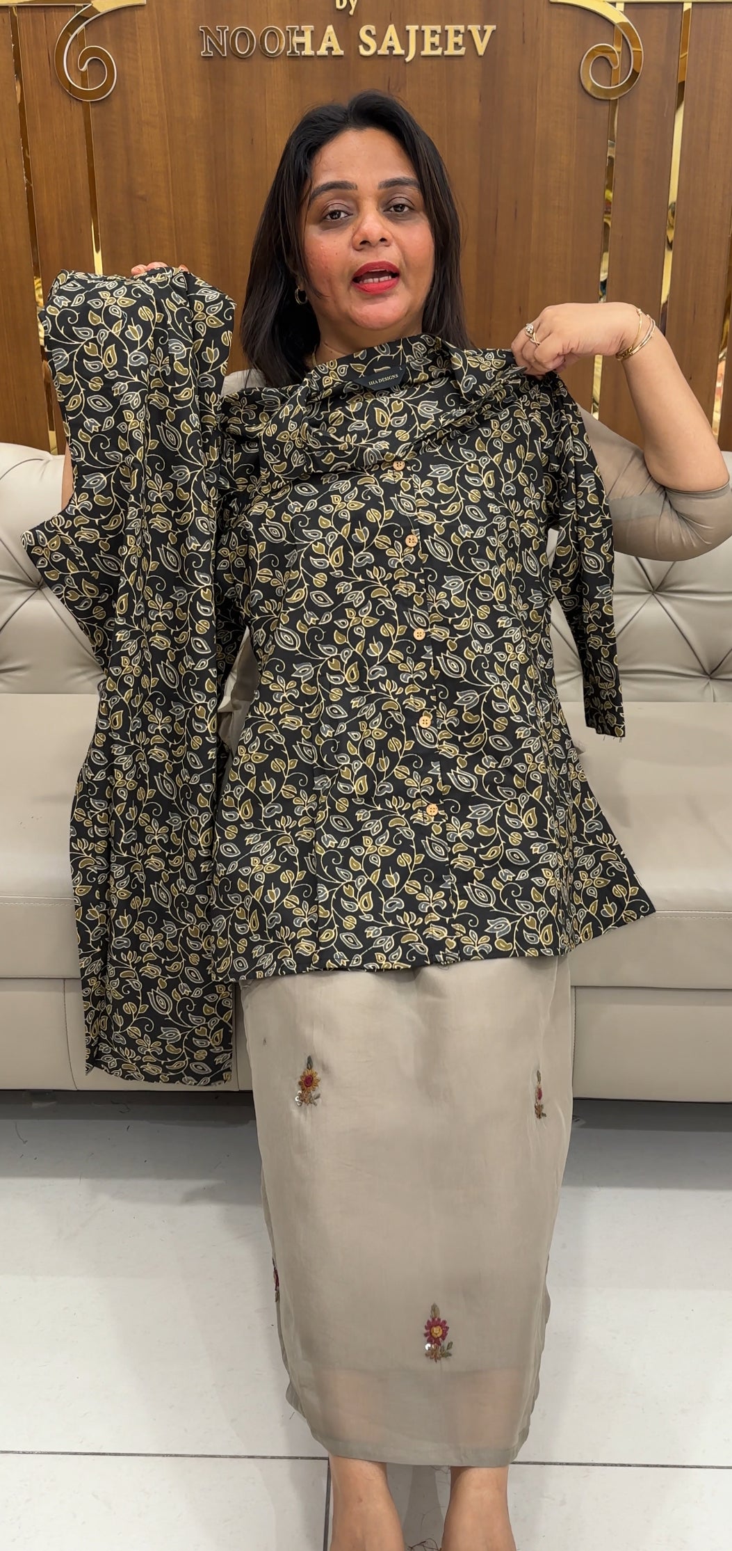 COTTON PRINTED SHORT CO-ORDS SETS - IHA 25845