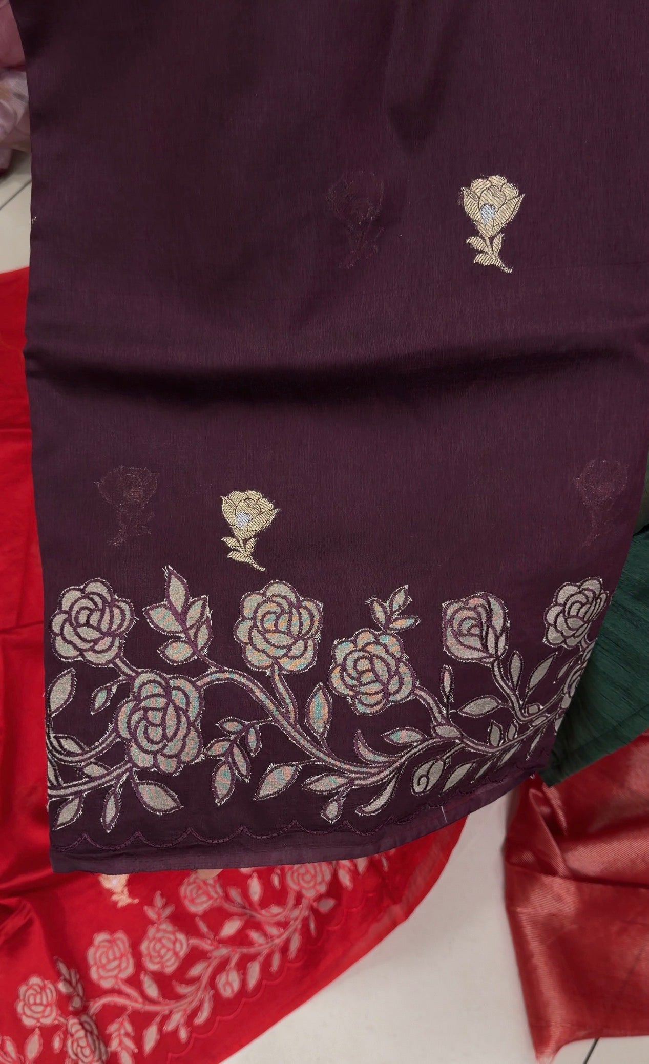 MUL CHANDERI SAREES - IHA 34801
