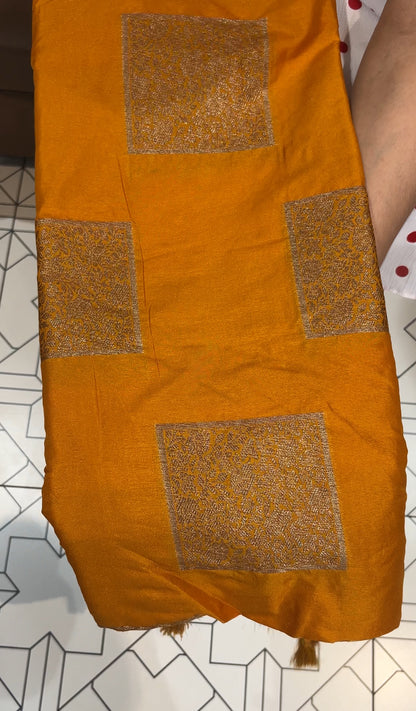 SEMI KATAN SAREE - IHA 19250