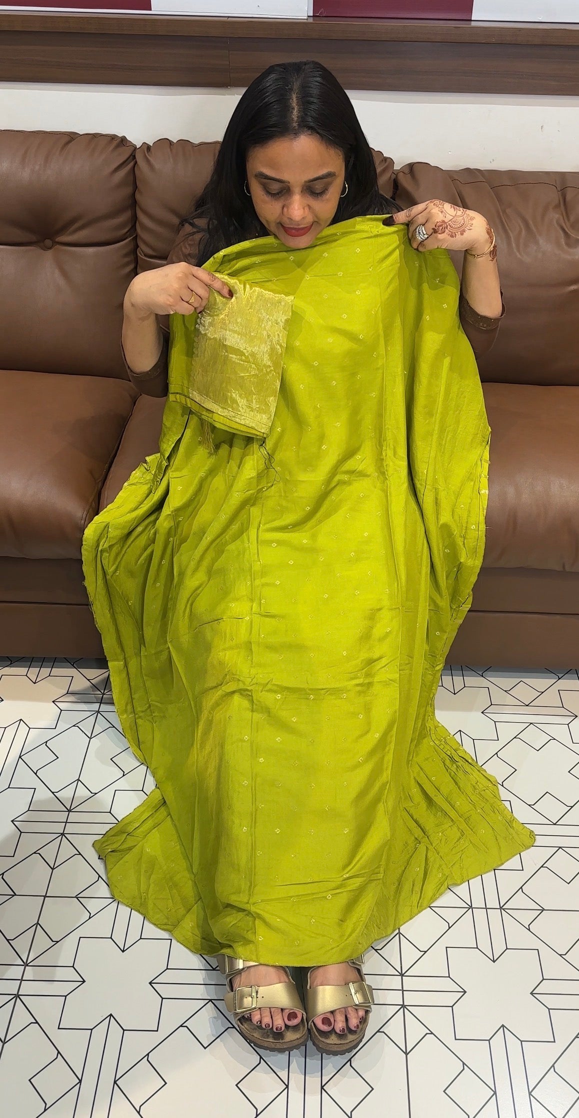 FORWARD MUL CHANDERI UNSTITCHED SALWAR SUITS - IHA 35147