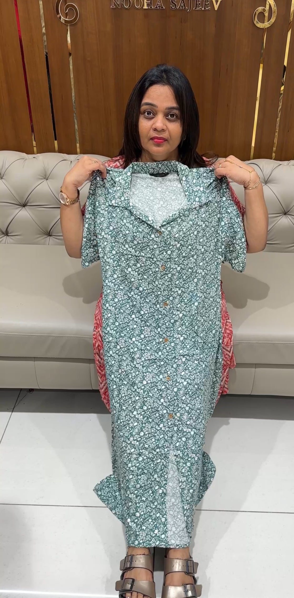 IHA'S IN-HOUSE PRINTED FROCKS - IHA 24424