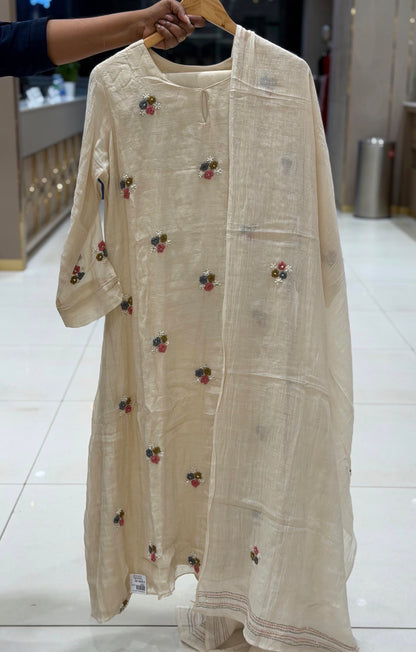 PARTY WEAR TOP,BOTTOM AND DUPATTA - IHA 35423