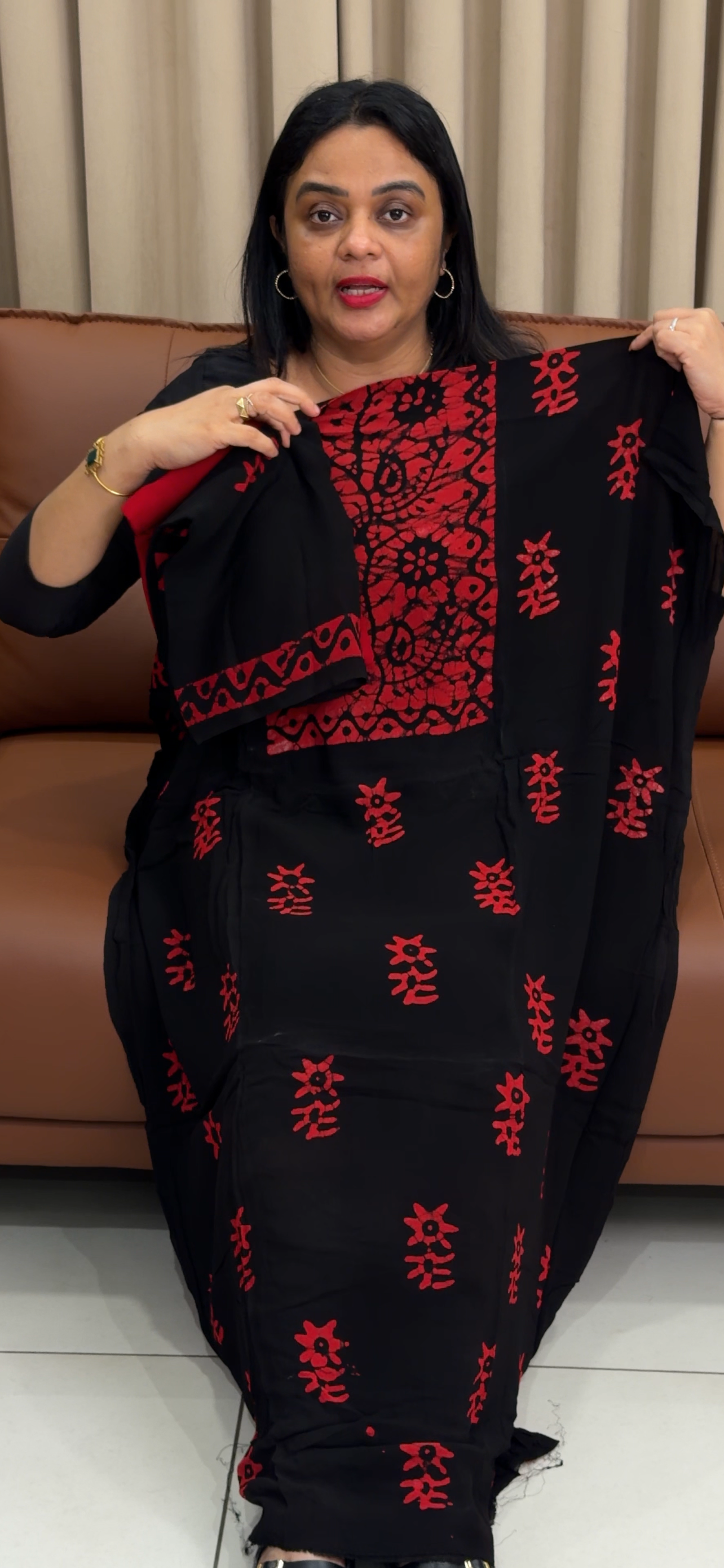 VISCOSE GEORGETTE UNSTITCHED SALWAR SUITS - IHA 34210
