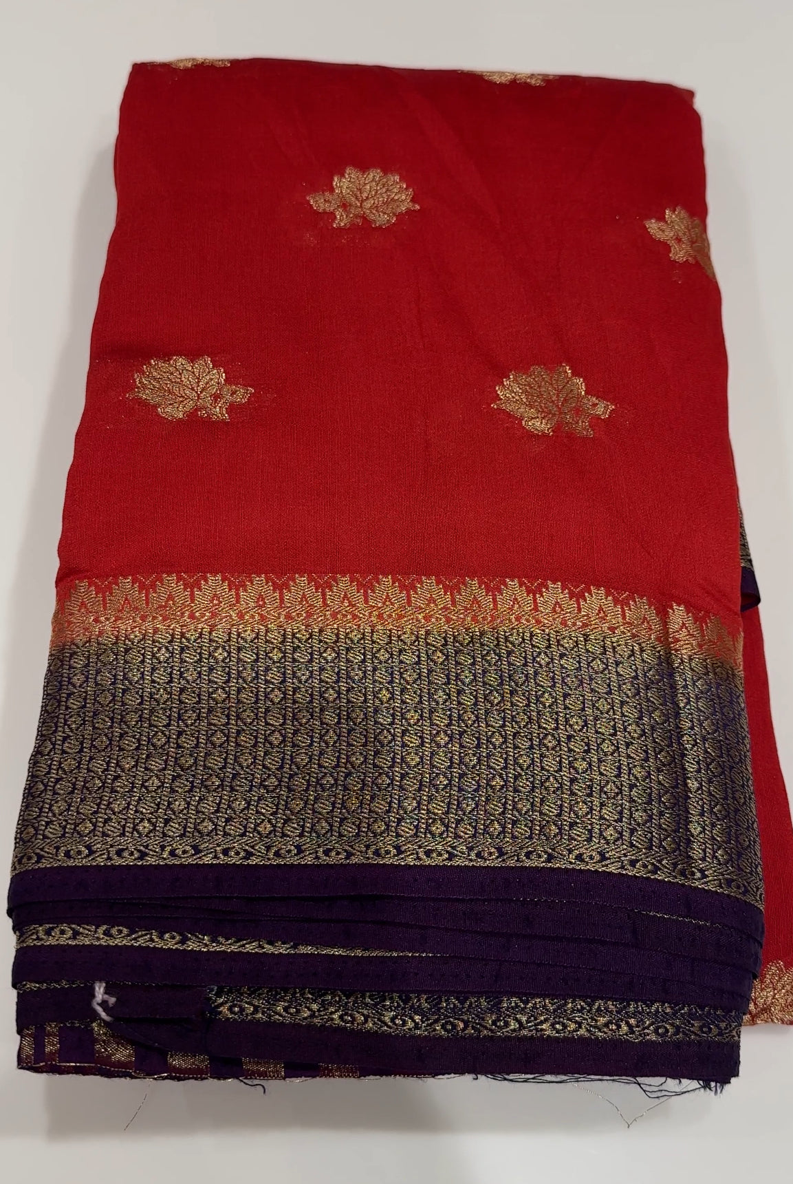 SEMI BANARASI SAREES - IHA 17481