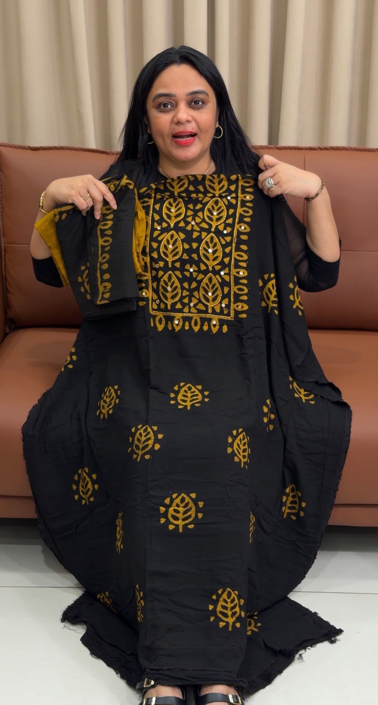 BATIK PRINTED UNSTITCHED SALWAR SUITS - IHA 35212