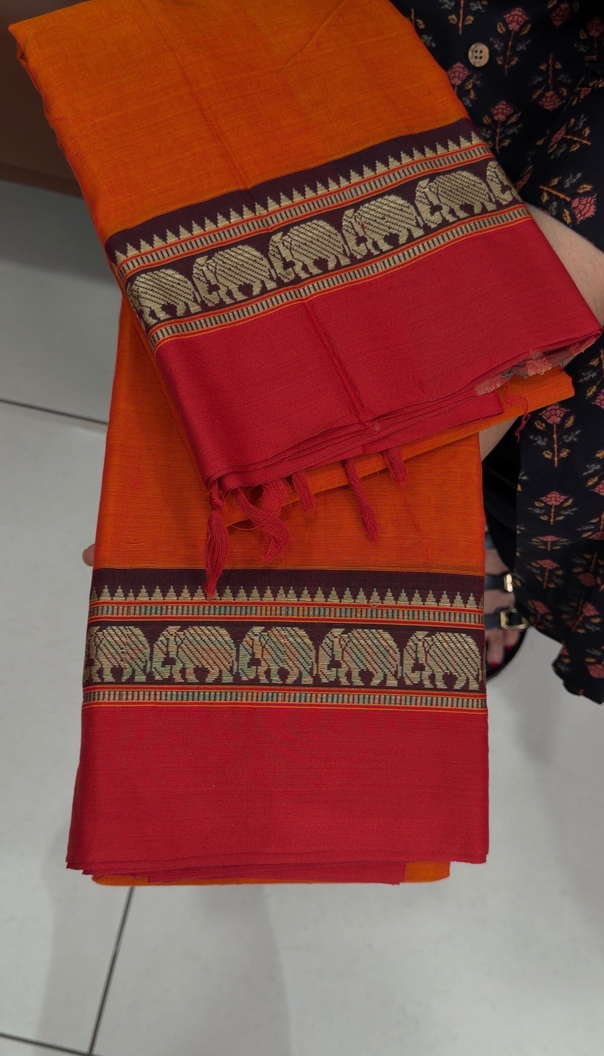 HANDLOOM COTTON UNSTITCHED SALWAR SUITS - IHA 34541