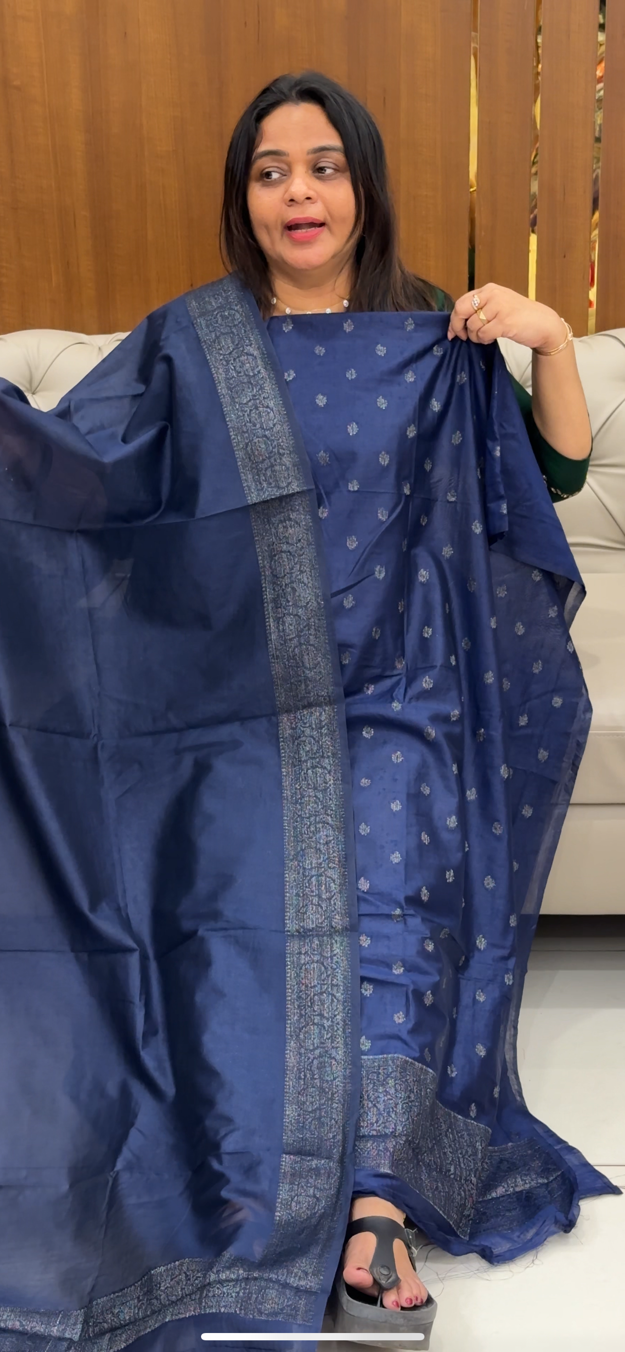 BANARASI TUSSUR UNSTITCHED SALWAR SUITS - 28580