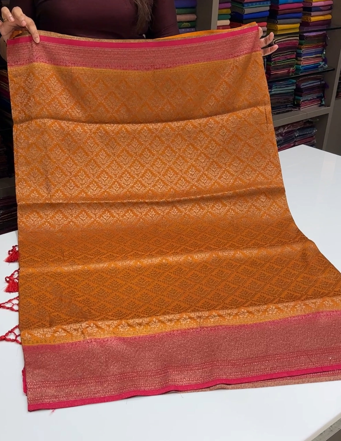 SEMI KATAN SAREES - IHA 15239