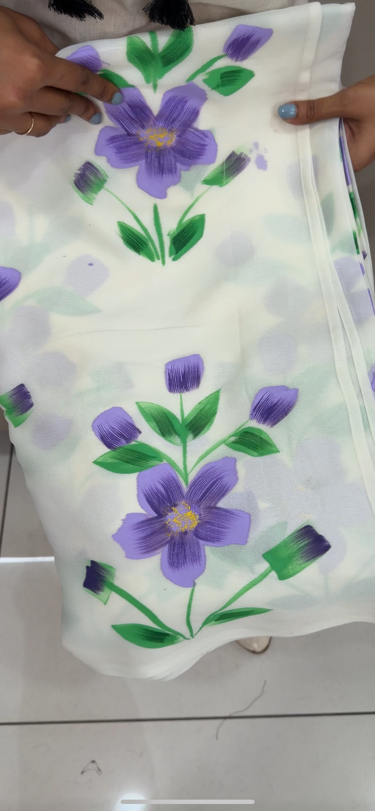 HAND PAINTED SAREES - IHA 29453