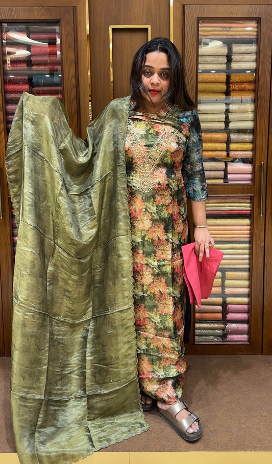 DIGITAL PRINTED UNSTITCHED SALWAR SUITS - IHA 22551