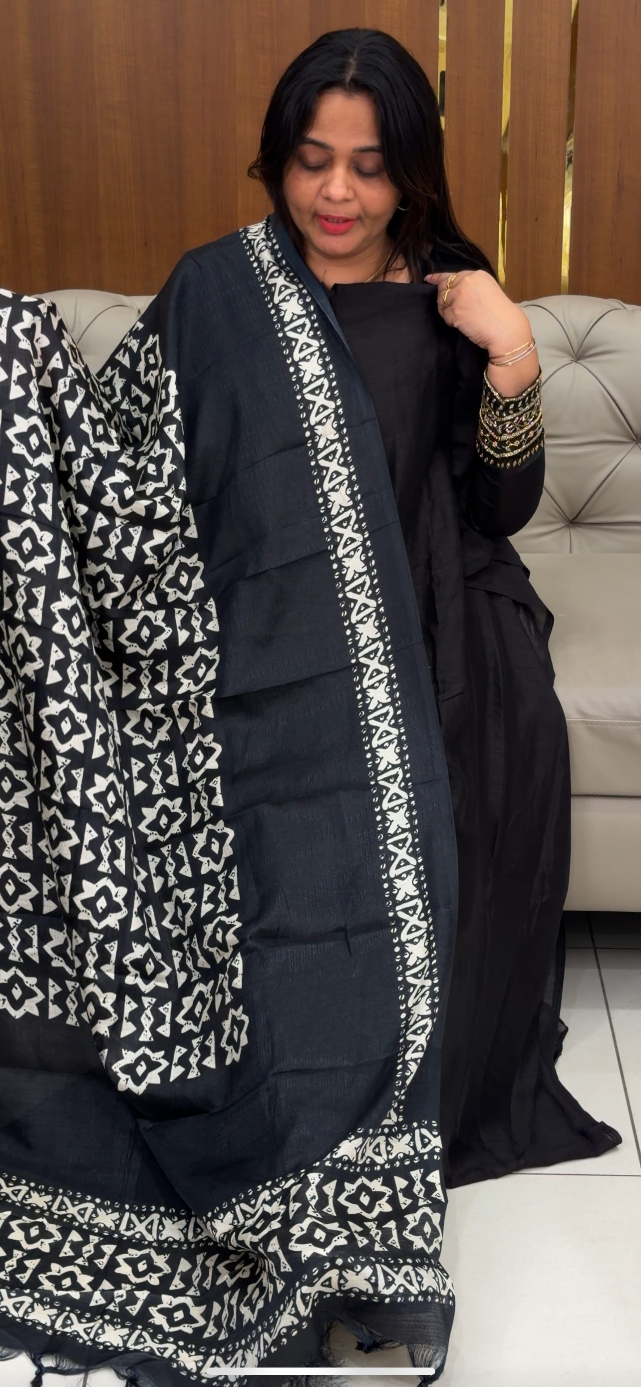 SAMI RAW SILK UNSTITCHED SALWAR SUITS - IHA 29089