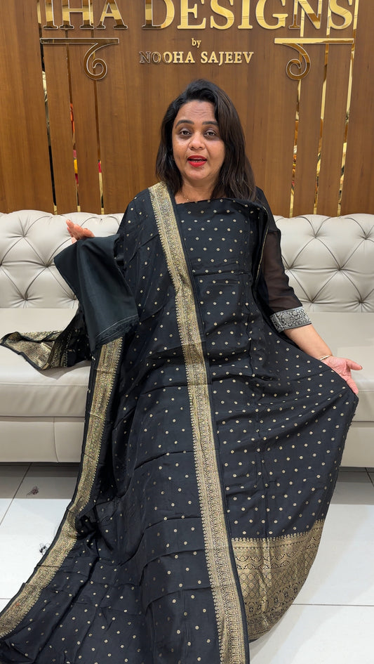 BANARASI UNSTITCHED SALWAR SUITS - IHA 24945