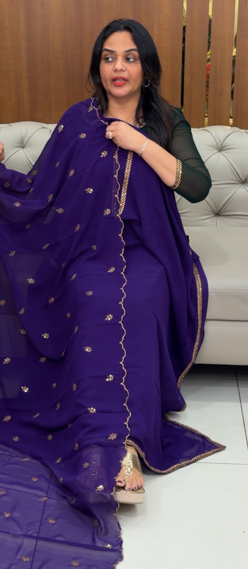 FORWARD UNSTITCHED SALWAR SUITS - IHA 30585