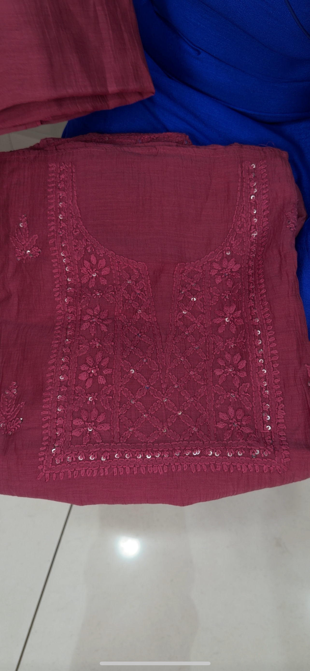 MALAI CHANDERI UNSTITCHED SALWAR SUITS - IHA 29798