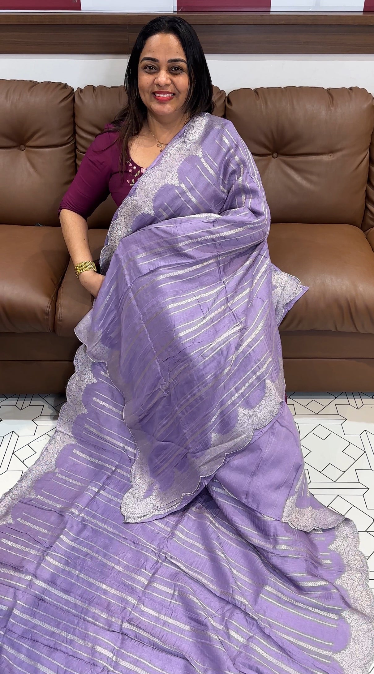 SILK BANARASI SAREES - IHA 19619