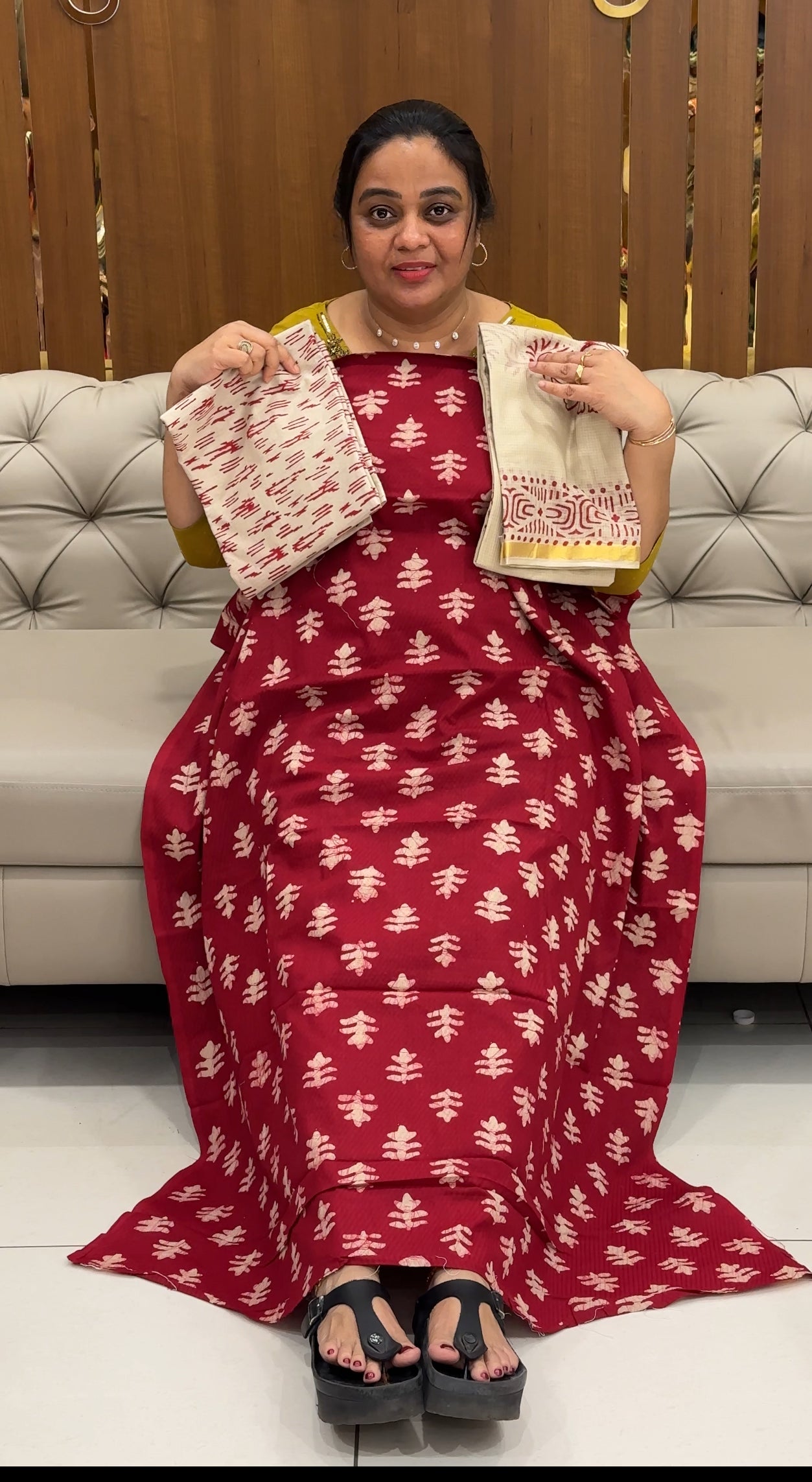 BATIK PRINTED UNSTITCHED SALWAR SUITS - IHA 28574