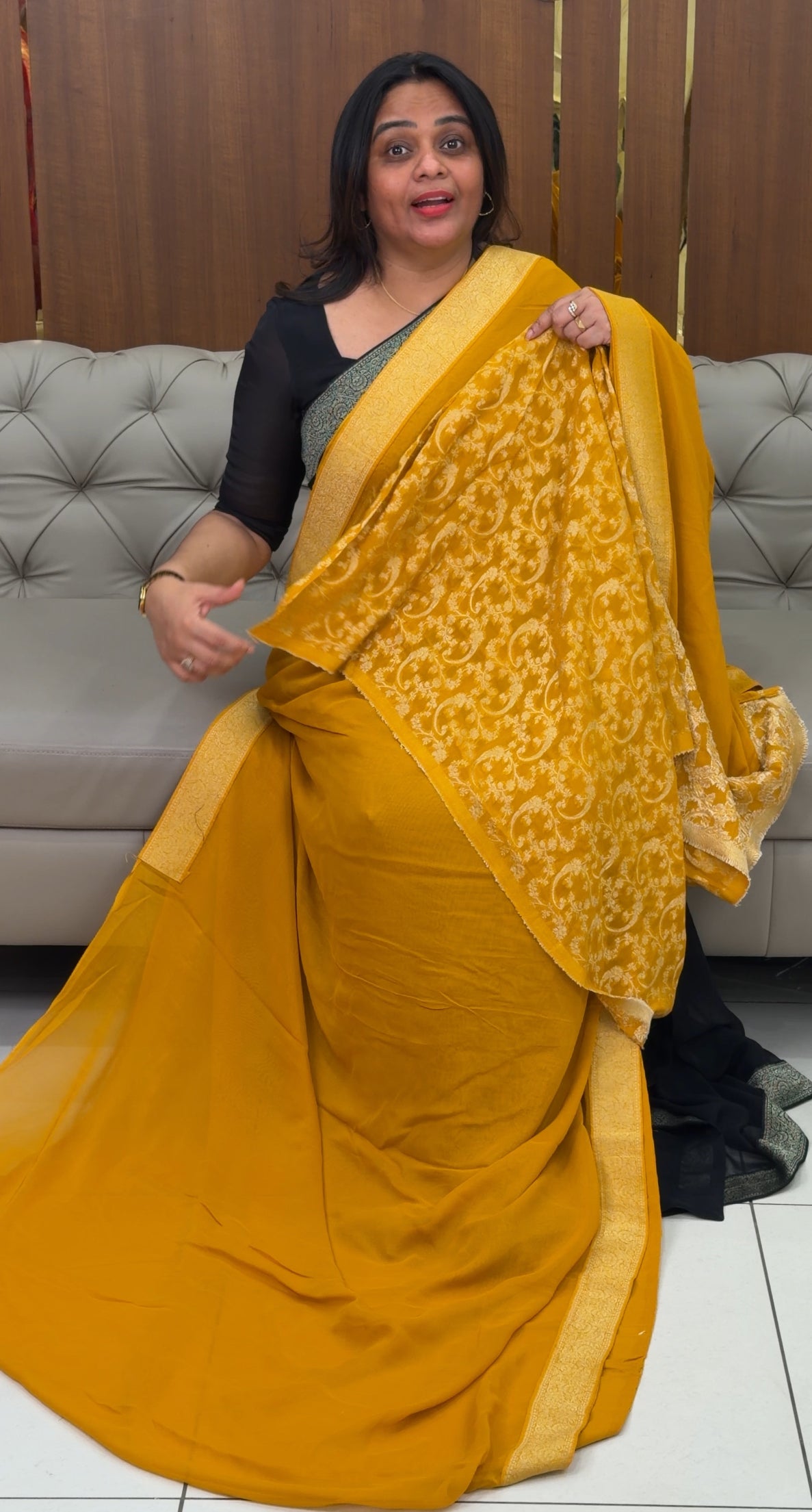 GEORGETTE SAREES - IHA 29204