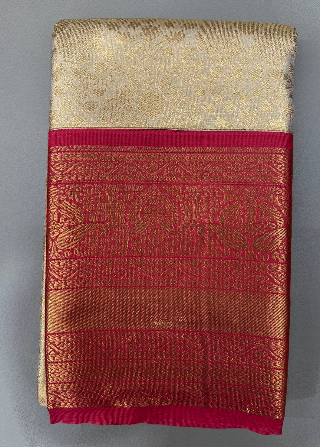 BROCADE KANCHIPURAM SILK SAREES - IHA 26936