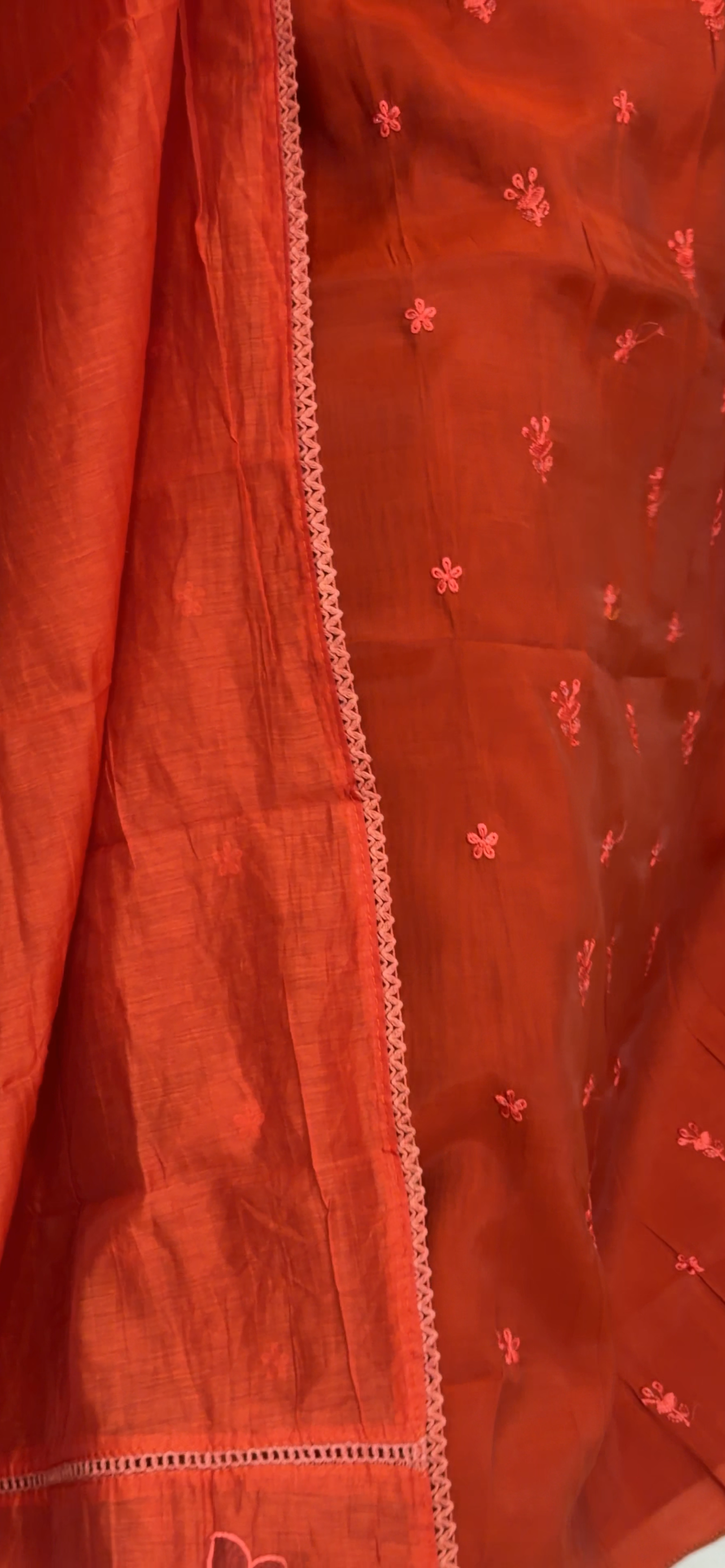 MALAI CHANDERI UNSTITCHED SALWAR SUITS - IHA 34956