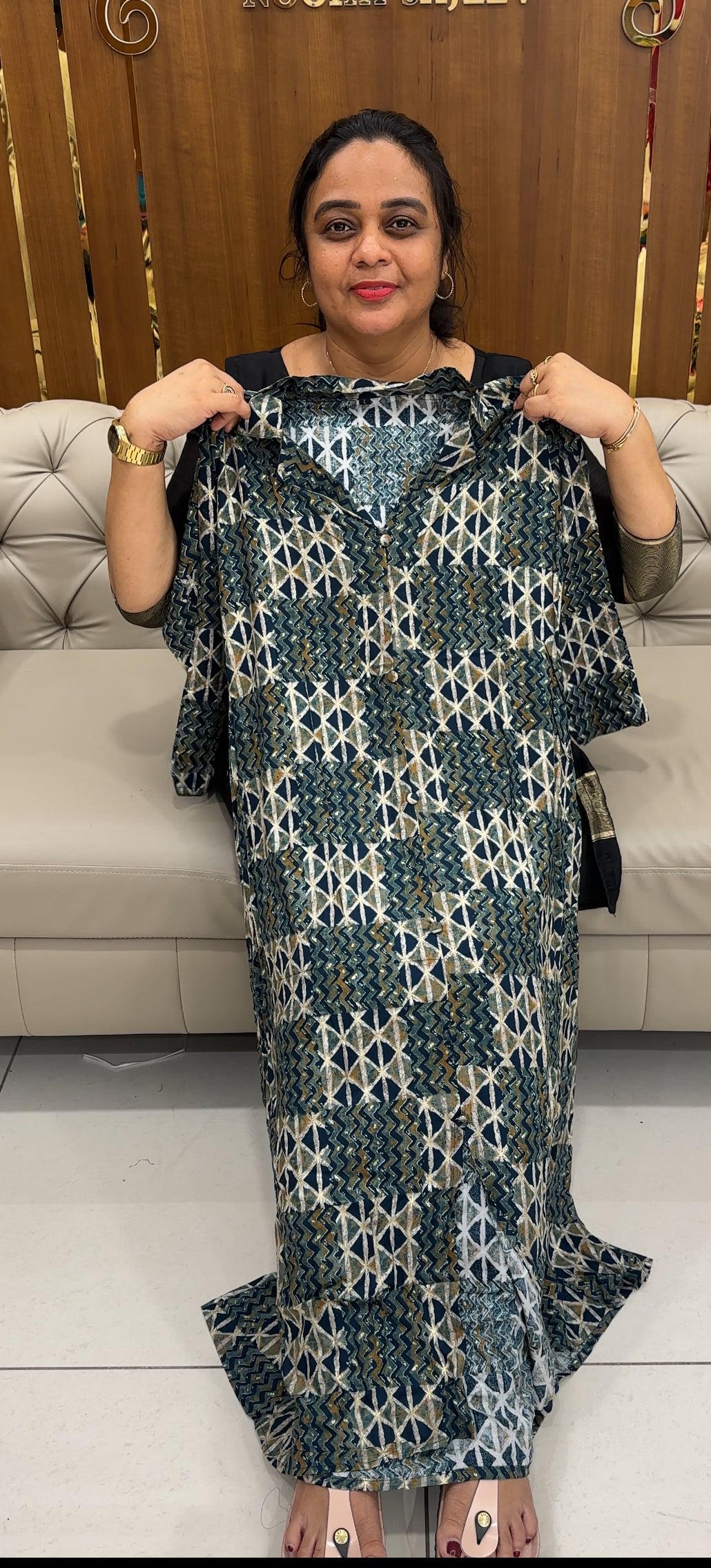 PRINTED RAYON TOPS - IHA 26764