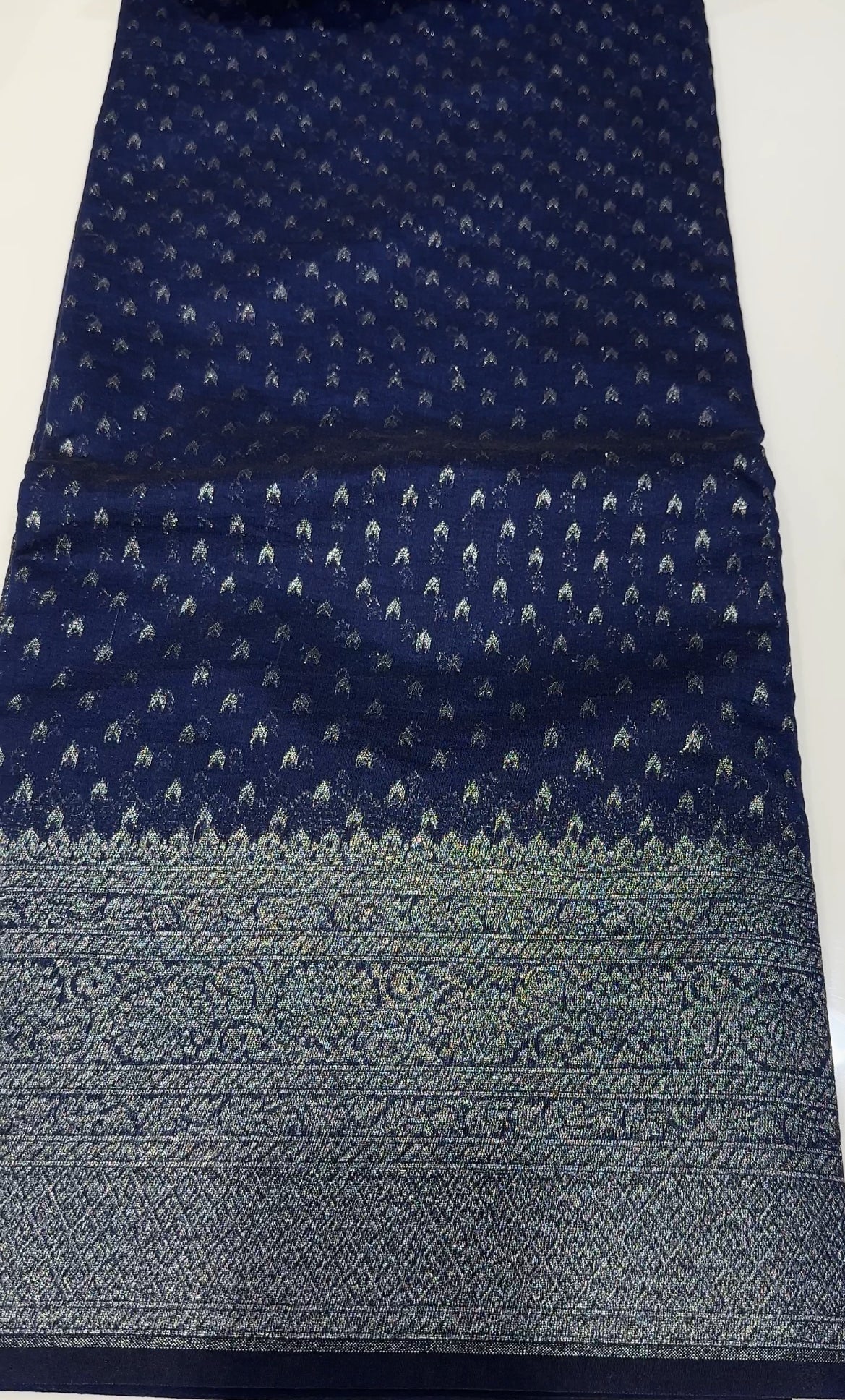 SEMI BANARASI SILK SAREES - IHA 17569