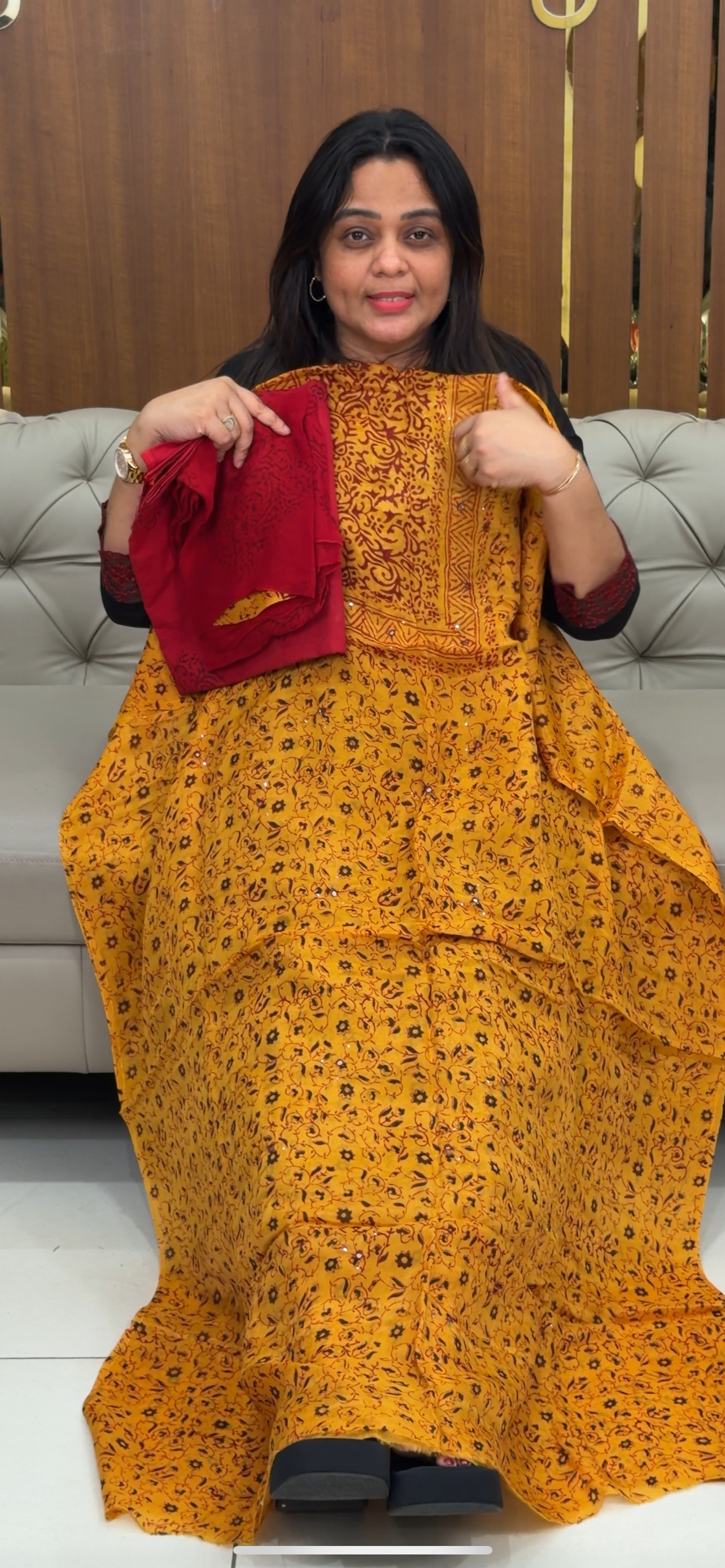 VISCOSE ORGANZA UNSTITCHED SALWAR SUITS - IHA 29196