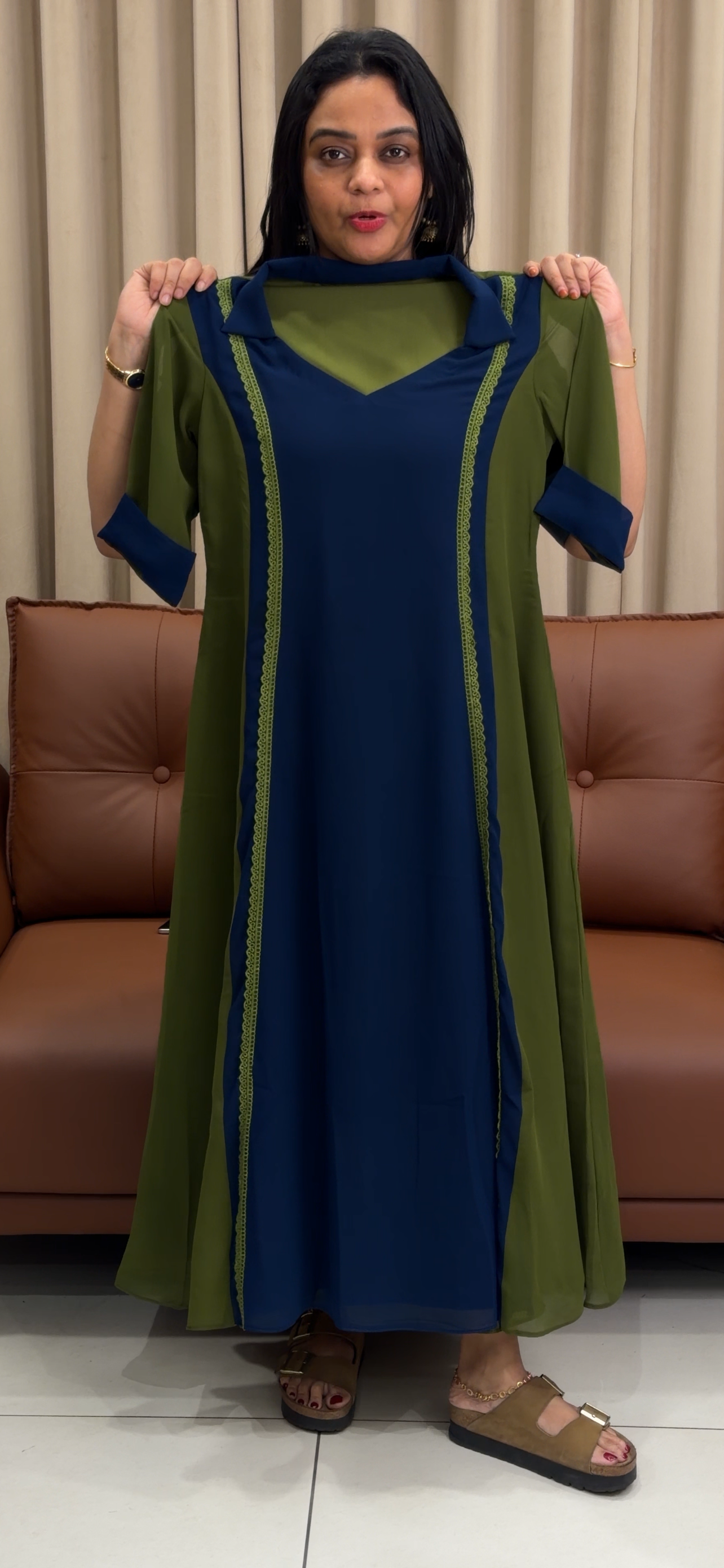 IHA'S IN-HOUSE GEORGETTE TOPS - IHA 33612