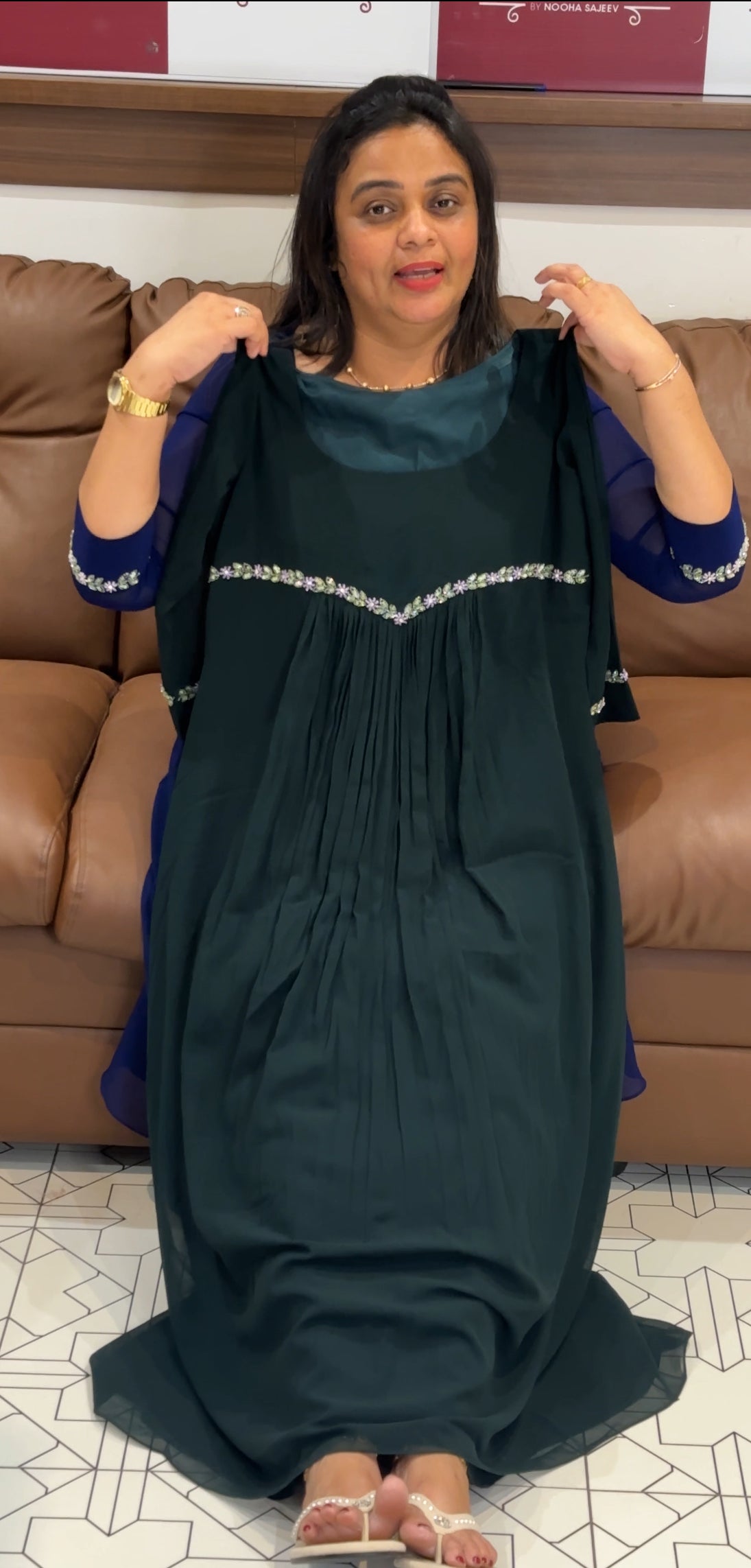 IHA'S IN-HOUSE HAND WORKED ALINE TOPS - IHA 27838