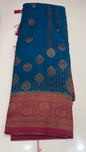 SEMI BANARASI  SAREES - IHA 16797