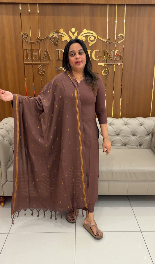 IHA'S IN-HOUSE TOP, BOTTOM AND DUPATTA - IHA 27083