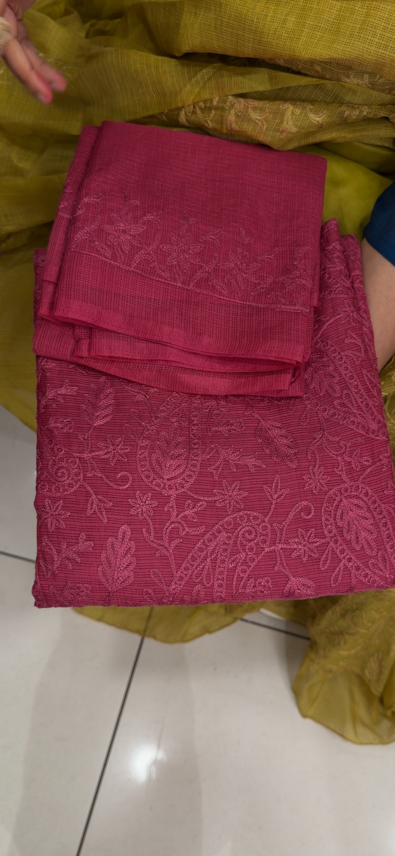 NET KOTA UNSTITCHED SALWAR SUITS -  IHA 34645