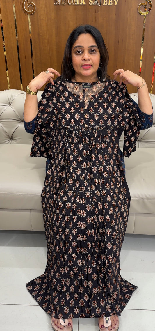 PRINTED COTTON ALINE TOPS - IHA 26980