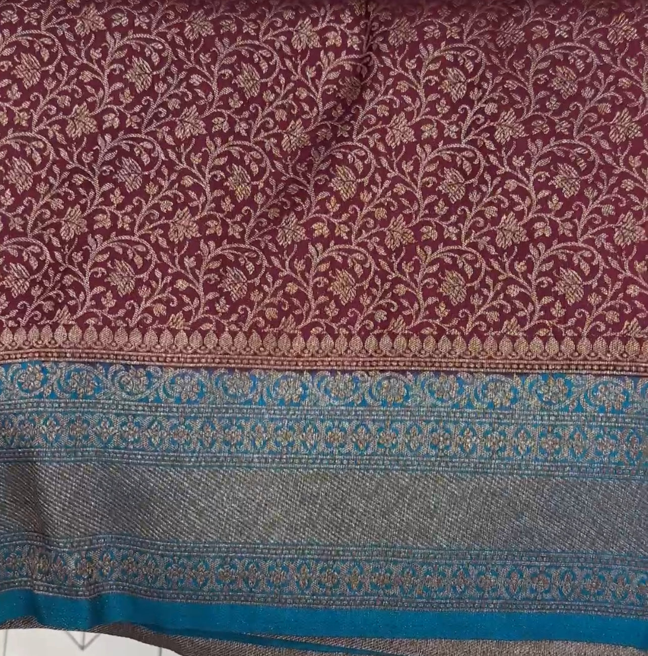 SEMI KATAN SAREE - IHA 17831