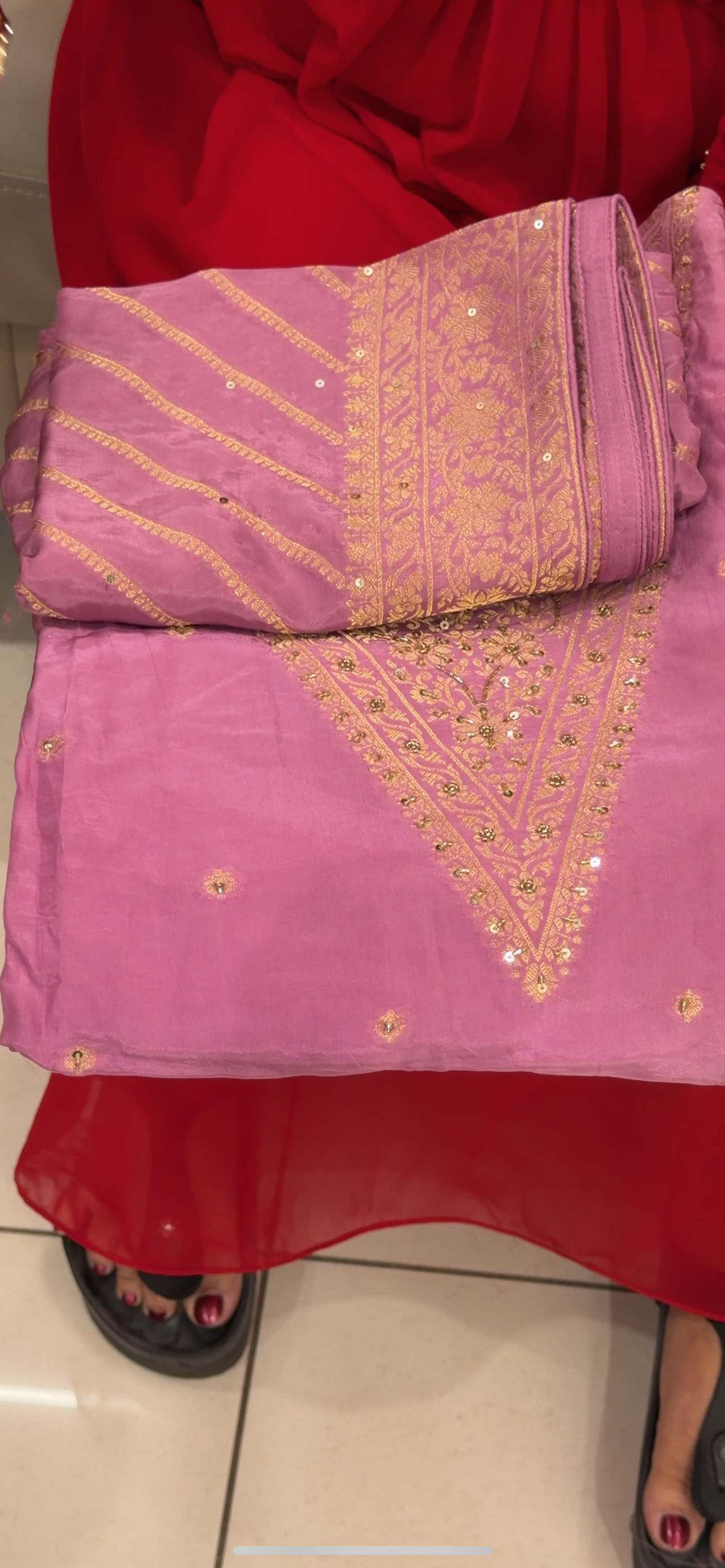 SILK BANARASI UNSTITCHED SALWAR SUITS - IHA 28799