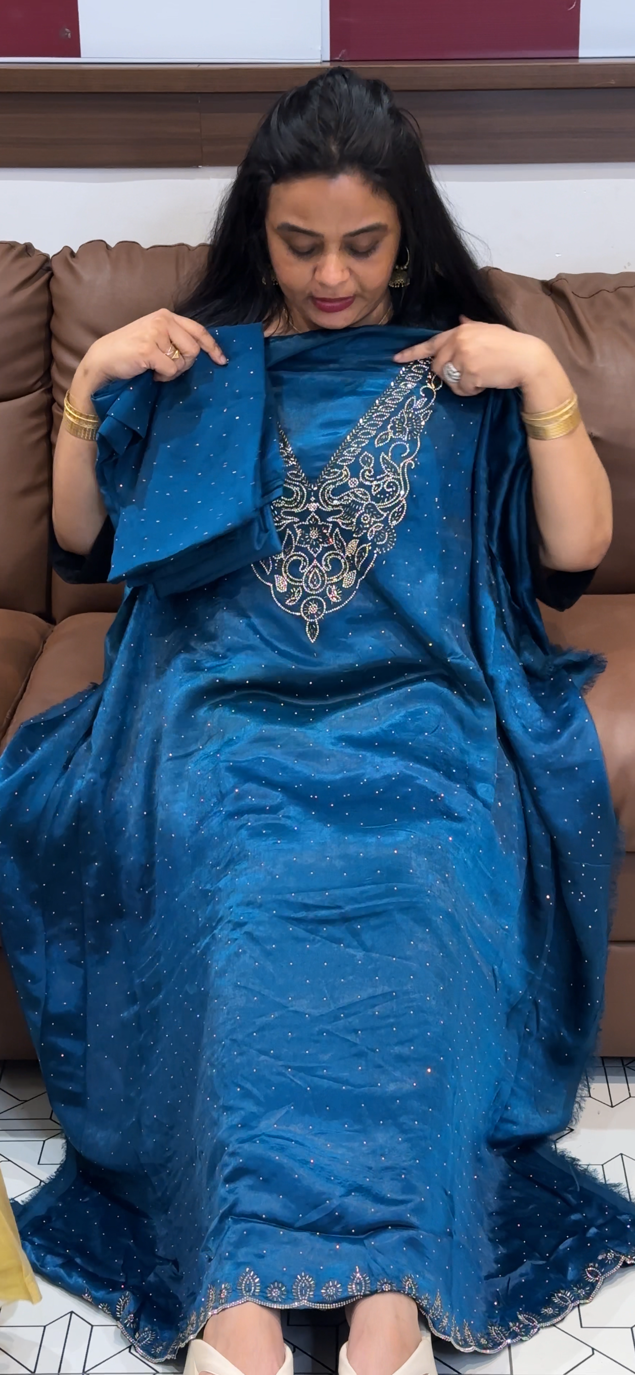 OFFER SALES UNSTITCHED SALWAR SUITS - IHA 35014