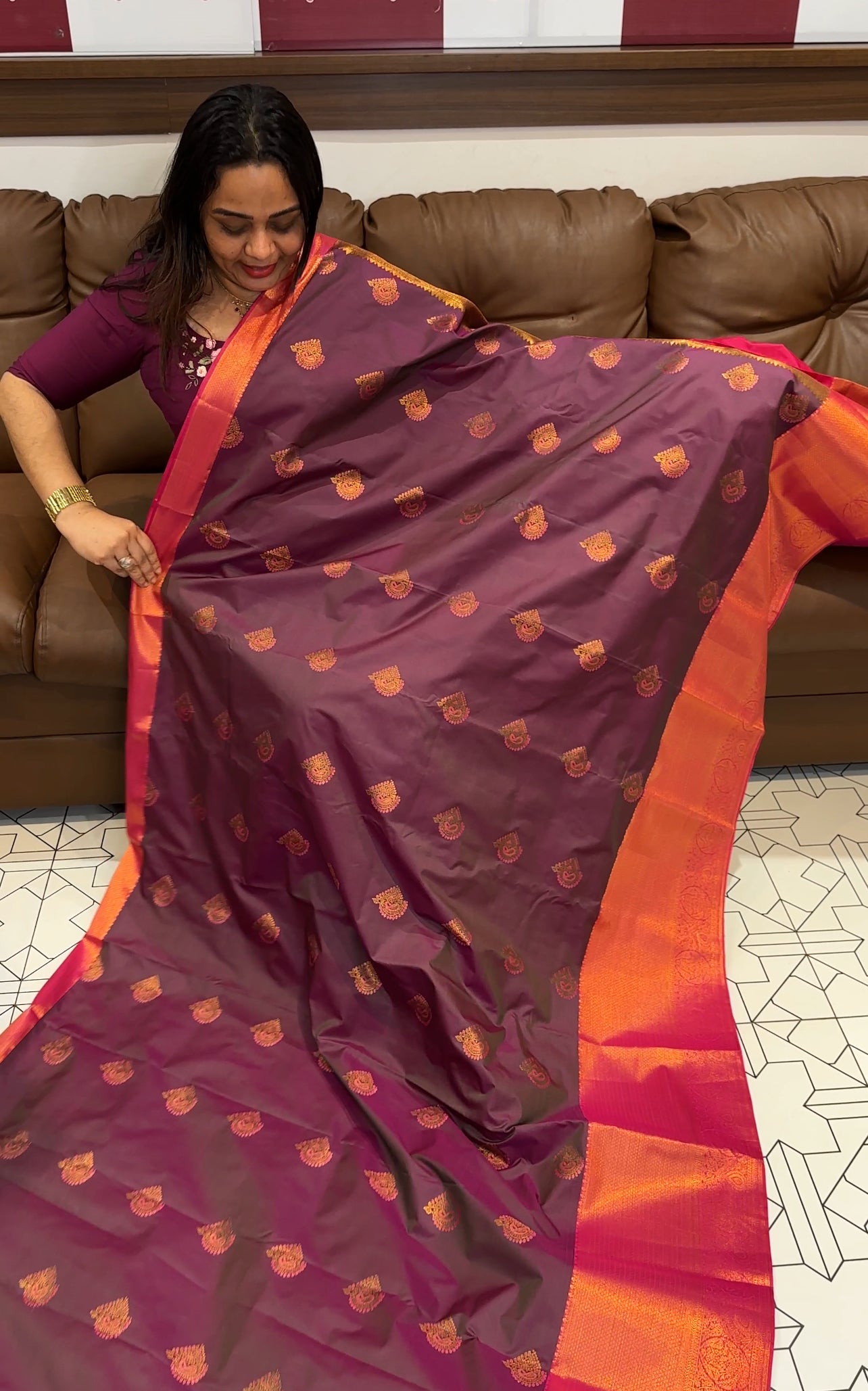 DESIGNER SILK SAREES - IHA 19620