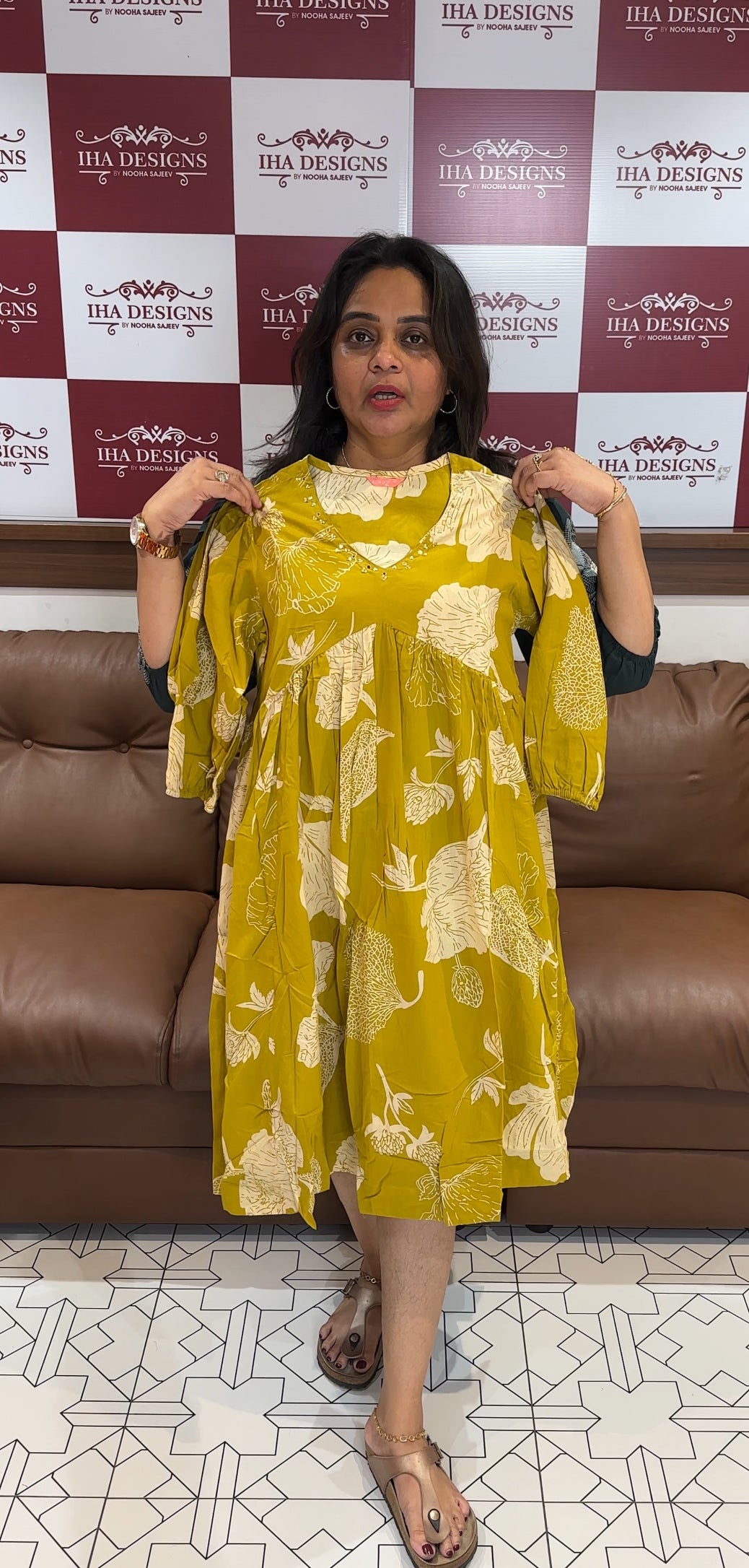 PRINTED COTTON FROCKS - IHA 26438