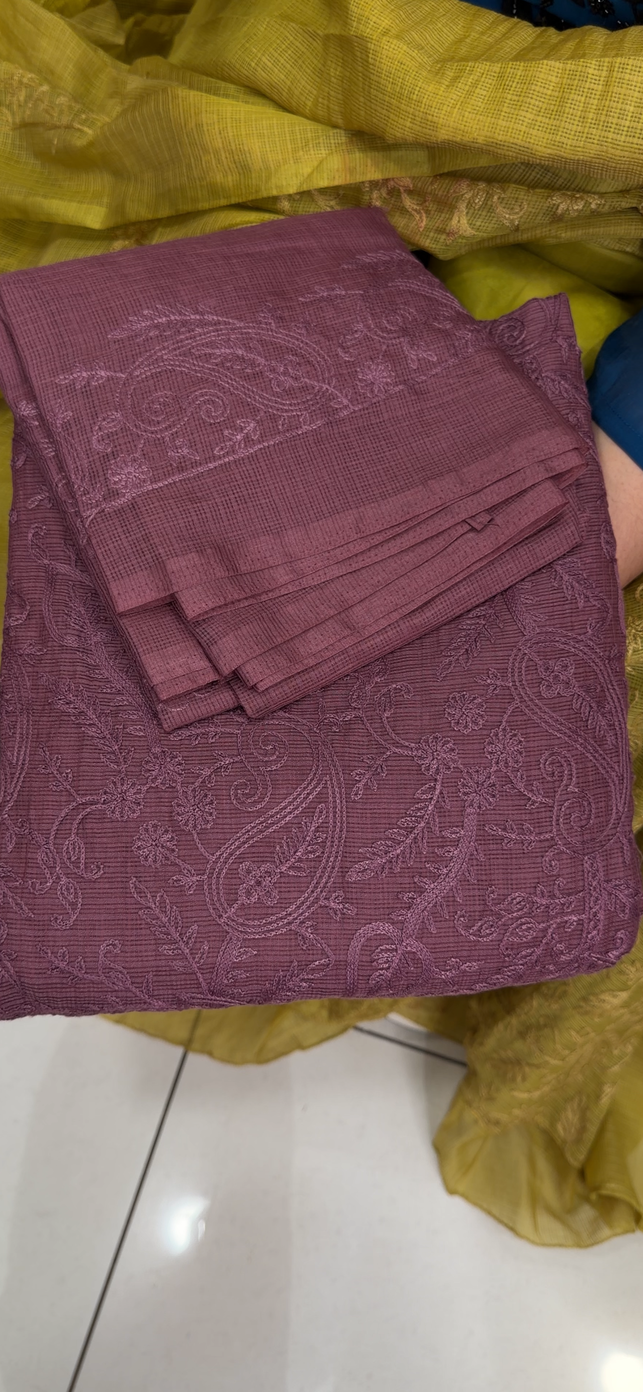NET KOTA UNSTITCHED SALWAR SUITS -  IHA 34645