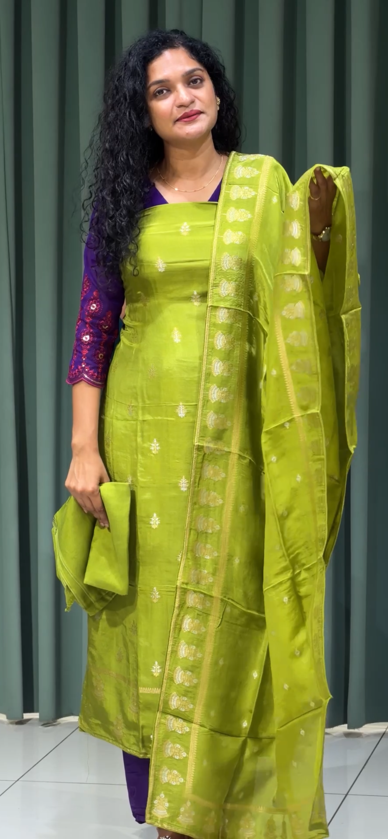 BANARASI UNSTITCHED SALWAR SUITS - IHA 33718