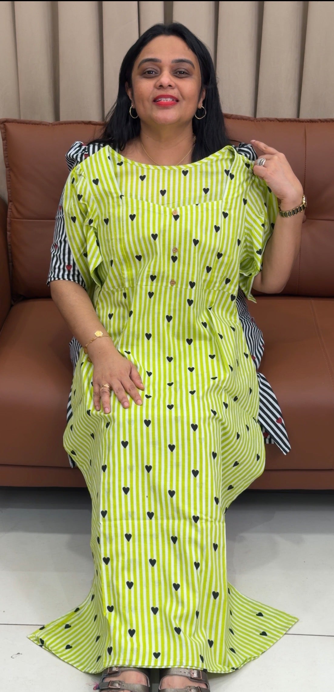 IHA'S IN-HOUSE COTTON FROCKS - IHA 35823