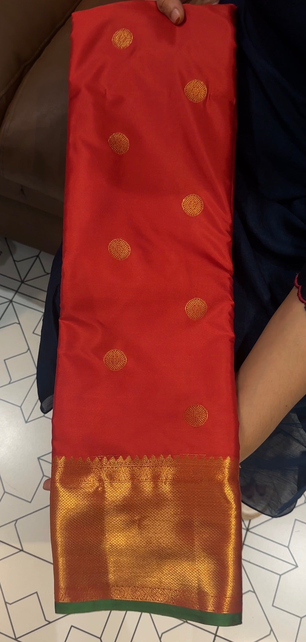 DESIGNER BROCADE SILK SAREES - IHA 32875