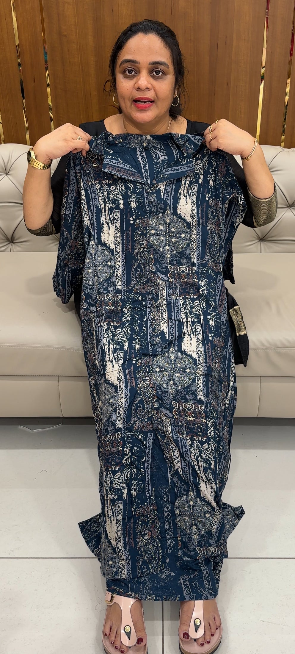 PRINTED RAYON TOPS - IHA 26764