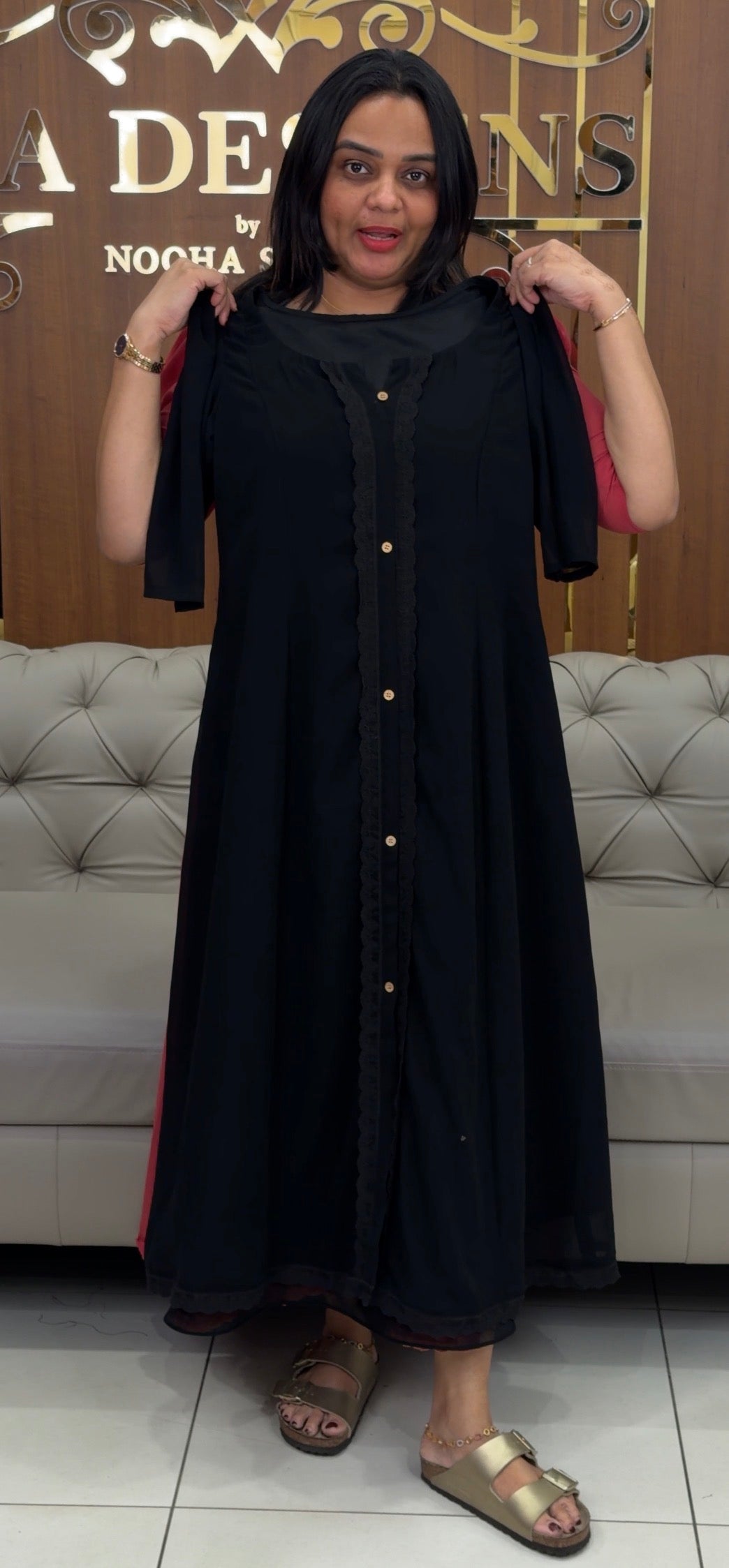 IHA'S 1N-HOUSE GEORGETTE FROCKS - IHA 33734