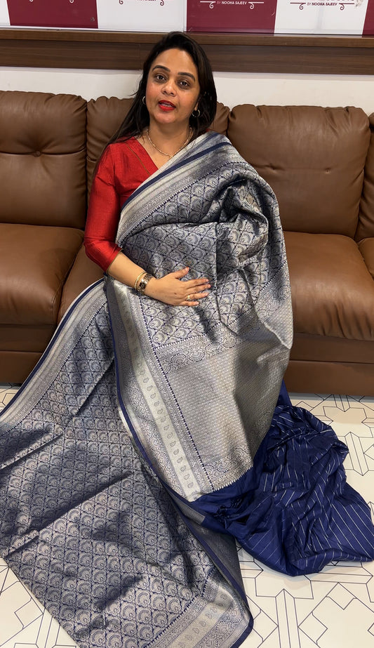 SEMI KATAN SAREES - IHA 23508