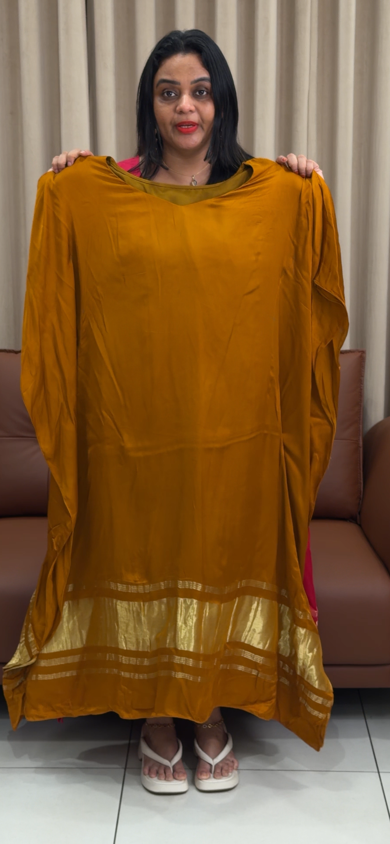 IHA'S IN-HOUSE MODAL KAFTAN TOPS - IHA 33530